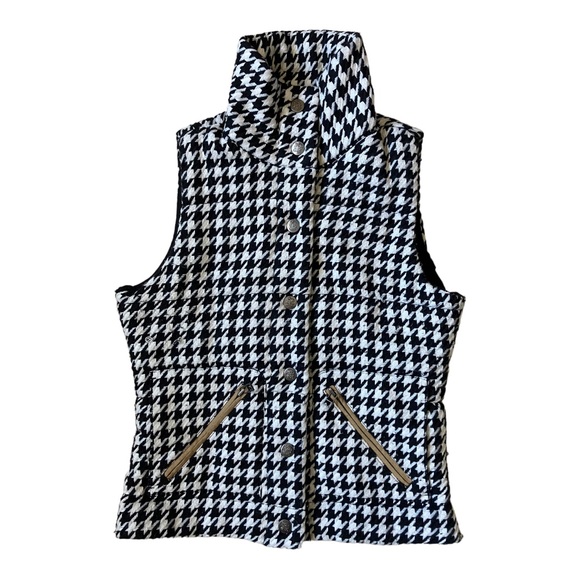 Jack BB Dakota Women's Small Sleeveless Button Up Vest With Detachable Fur Hood - Picture 7 of 8